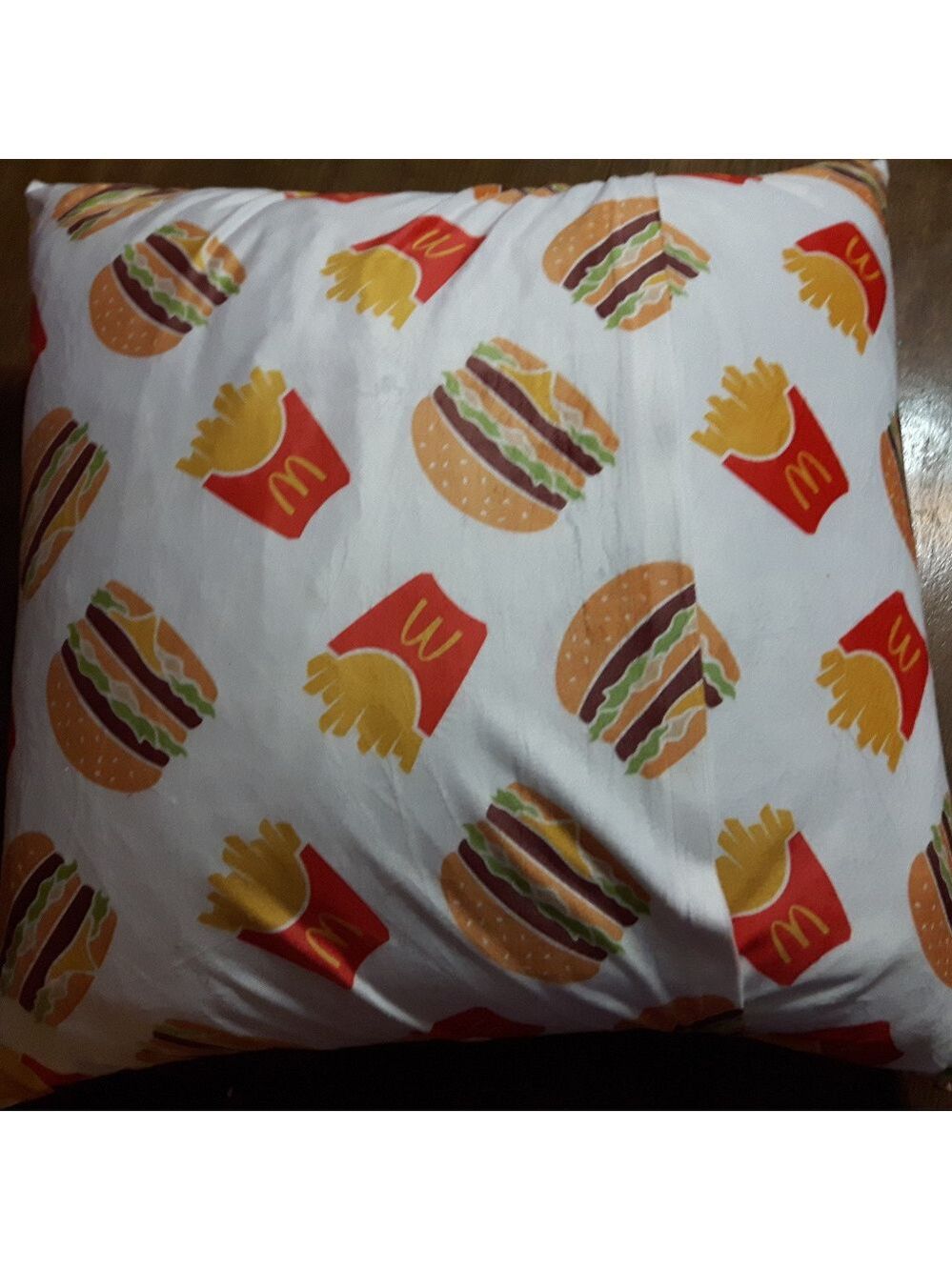 McDonald's Cushion New Throw Pillow Golden Arches McD's